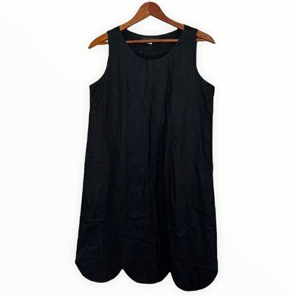 Thu
Thuy Silk Scalloped Hem Sleeveless Mini Dress - Picture 1 of 5